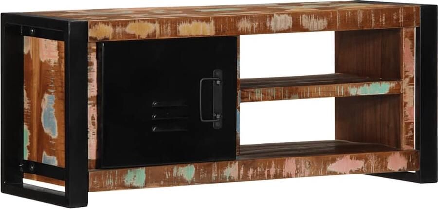VidaXL Tv-meubel 80x30x35 cm massief gerecycled hout