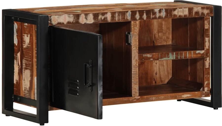 VidaXL Tv-meubel 80x30x40 cm Gerecycled hout Tv-kast Tv-kasten Tv-standaard Tv-meubel