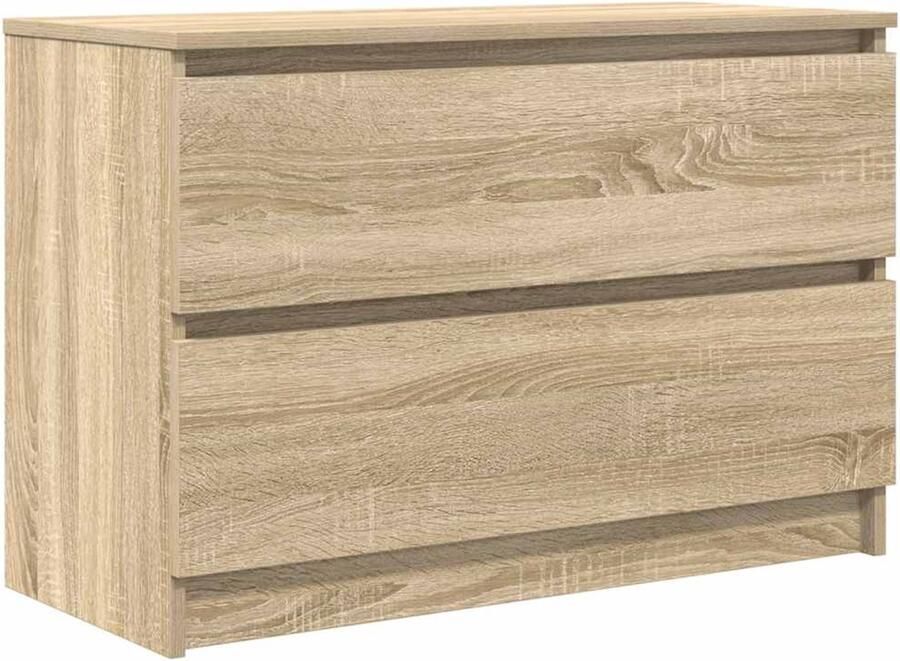 VidaXL Tv-meubel 80x35x54 cm spaanplaat sonoma eikenkleurig
