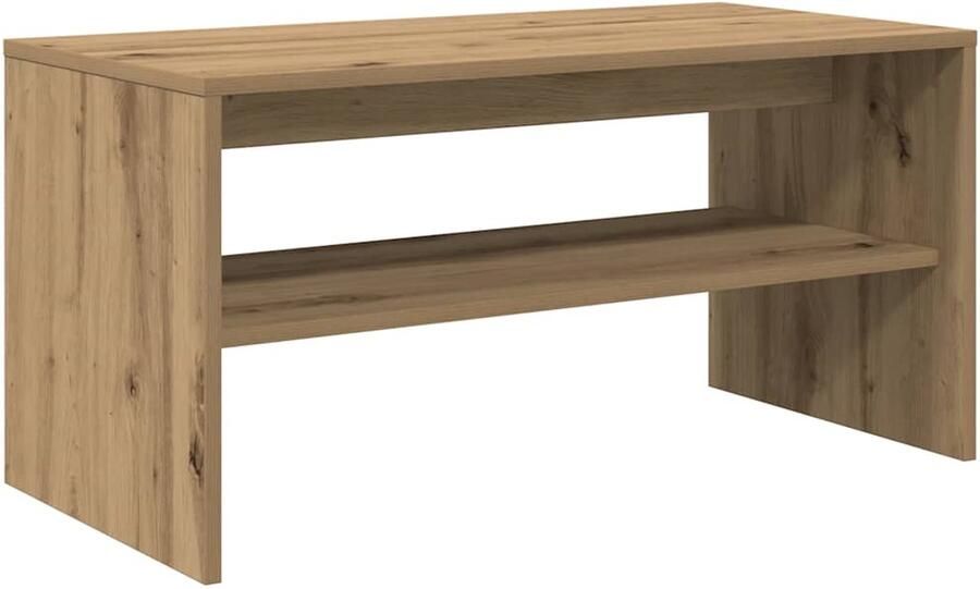 VidaXL Tv-meubel 80x40x40 cm bewerkt hout artisanaal eikenkleur