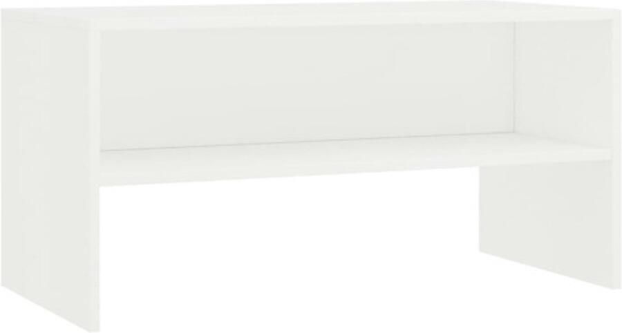 VidaXL -Tv-meubel-80x40x40-cm-bewerkt-hout-wit - Foto 2