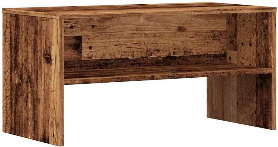 VidaXL Tv-meubel 80x40x40 cm oud houtkleurig Tv Kast Houten Tv Stand Salontafel Mediastand Compact Tv Meubel