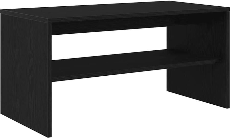 VidaXL Tv-meubel 80x40x40 cm spaanplaat zwart eikenkleurig