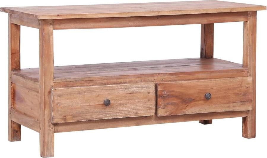 VidaXL Tv-meubel 90x40x50 cm massief gerecycled hout