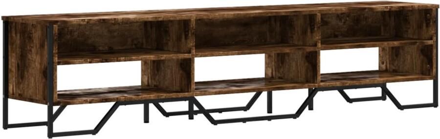 VidaXL Tv-meubel Gerookt Eiken 180 cm Tv-meubel Tv-meubelen Tv Kast Opbergkast