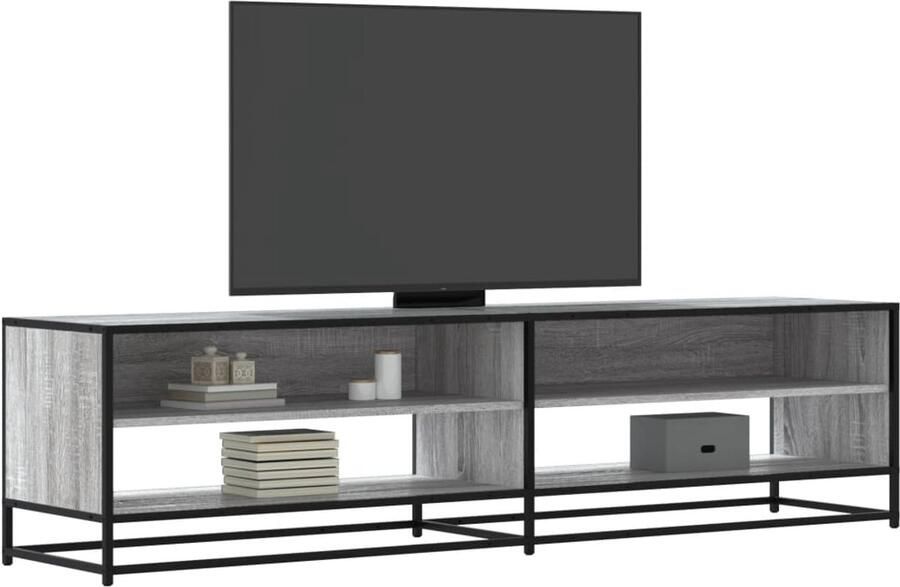 VidaXL Tv-meubel Grijs Sonoma Eiken 180 5x40x46 cm Tv Meubel Tv Kast Salontafel Houten Tv Stand Media Kast