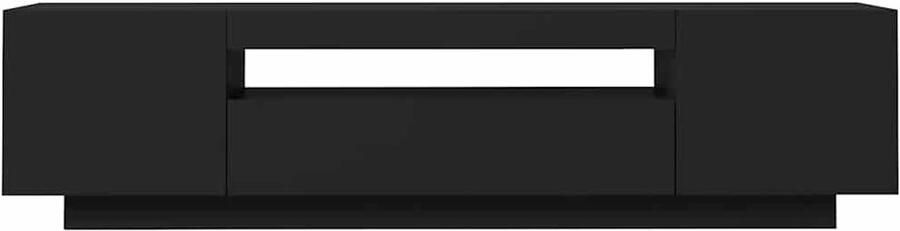 VidaXL -Tv-meubel-met-LED-verlichting-160x35x40-cm-zwart - Foto 6