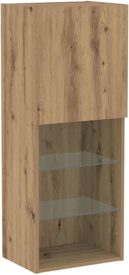 VidaXL TV Kast artisanaal eikenkleurig 40.5 x 30 x 102 cm Bewerkt hout