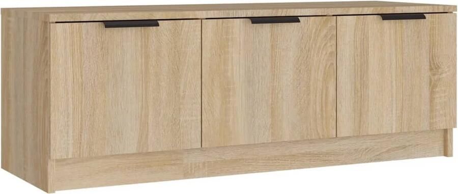 VidaXL Tv-meubel Sonoma Eiken 102x35x36 5 cm Tv Kast Tv Meubels Media Kast Salontafel Houten Kast Sonoma Eiken