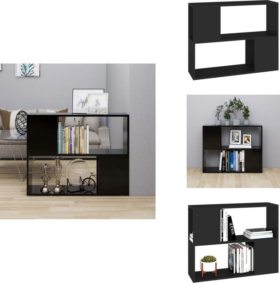 VidaXL Tv-meubel Tv-meubels Tv Meubel Tv Meubels Tv-meubel 80x24x63 cm bewerkt hout zwart