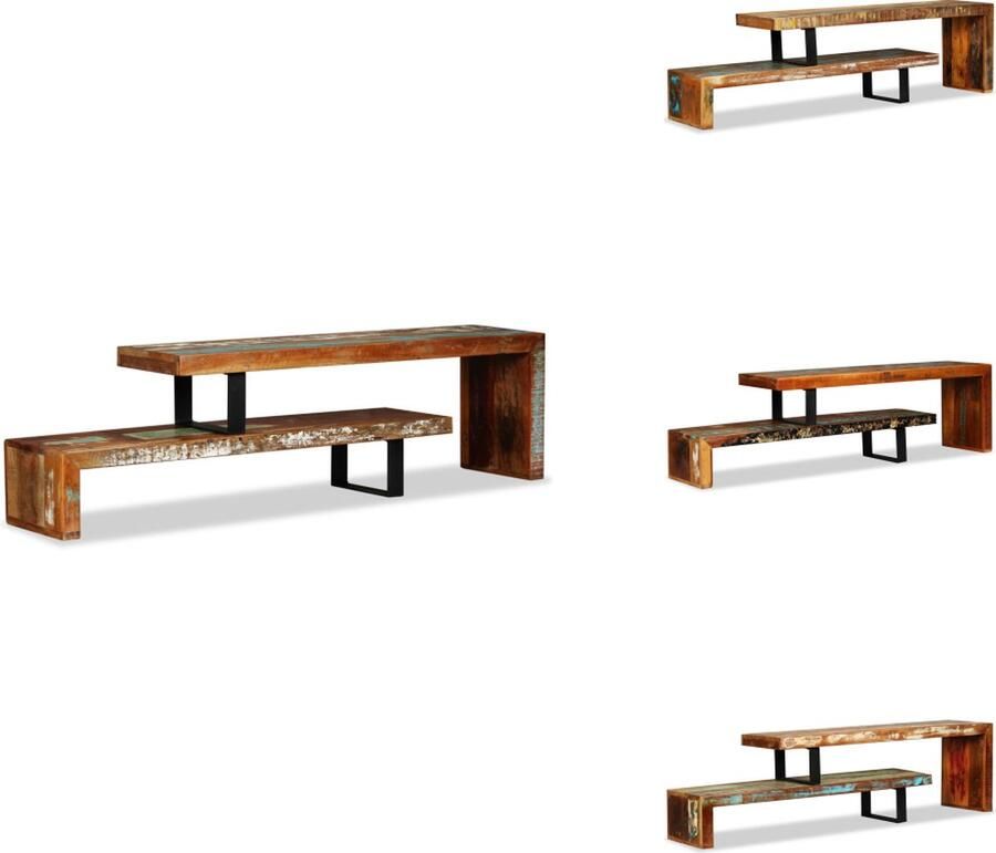 VidaXL Tv-meubel Tv-meubels Tv-meubelen Tv-meubilair Tv-meubel massief gerecycled hout