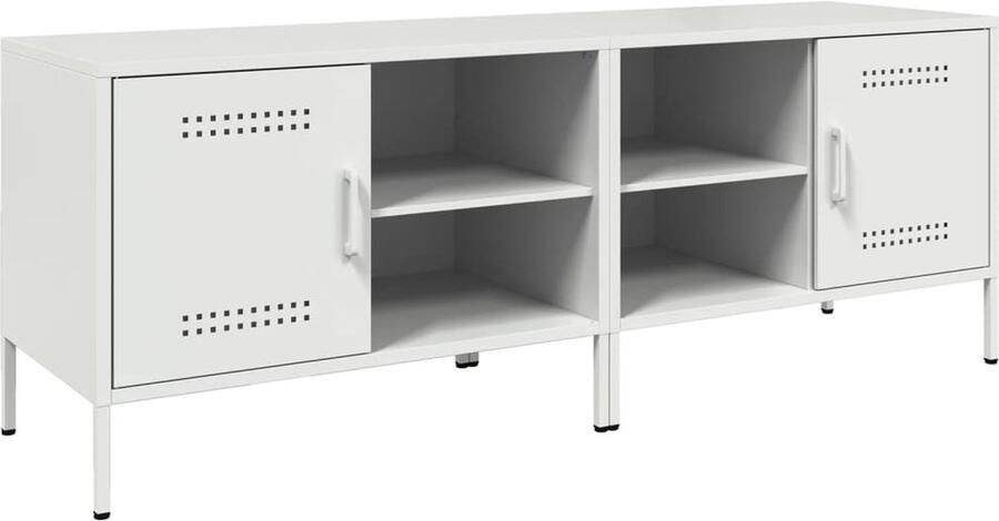 VidaXL Tv-meubelen 2 st 68x39x50 5 cm staal wit
