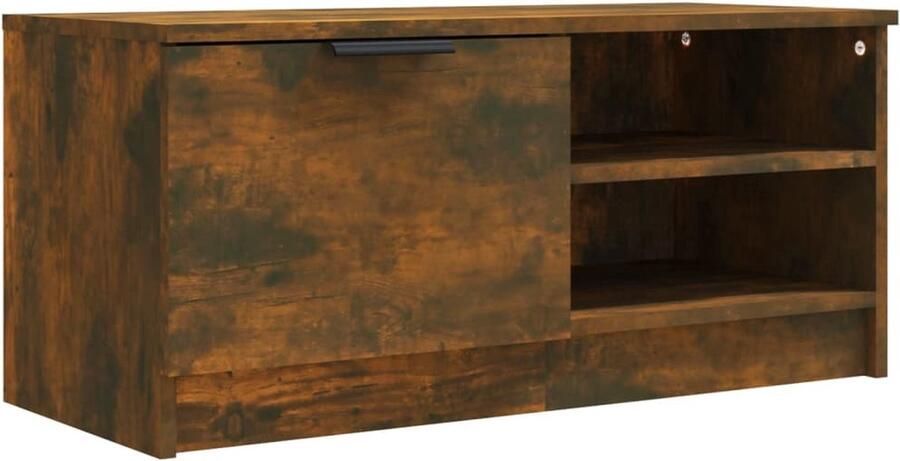 VidaXL Tv-meubelen 2 stuks gerookt eiken hout Tv Kast Tv Meubel Hifi Kast Houten Tv Kast Bruine Tv Kast Gerookt Eiken Tv Kast
