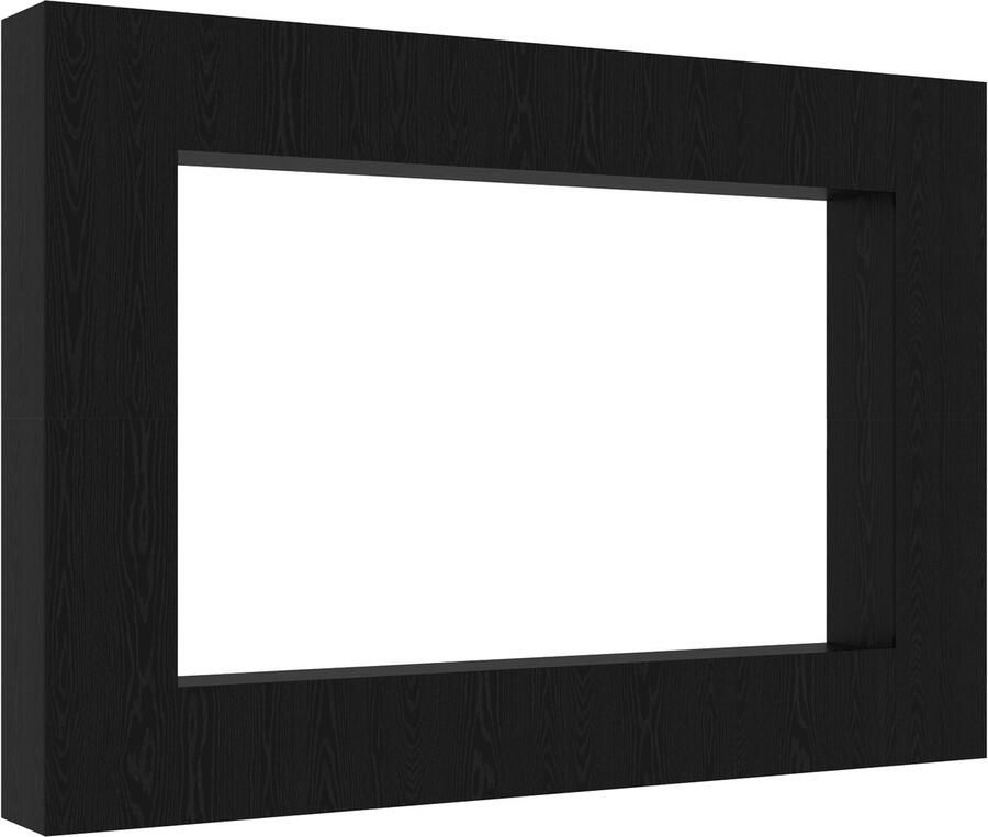 VidaXL Tv-meubelset 8 pcs Zwart eiken 100 x 30 x 30 cm Bewerkt hout