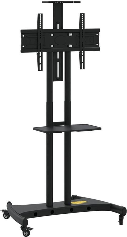 The Living Store TV-standaard wielen 32-70 inch scherm 60 kg Max VESA 600x400 mm TV Standaard TV Trolley Draaibare TV Stand TV Kast Op Wielen TV Meubilair