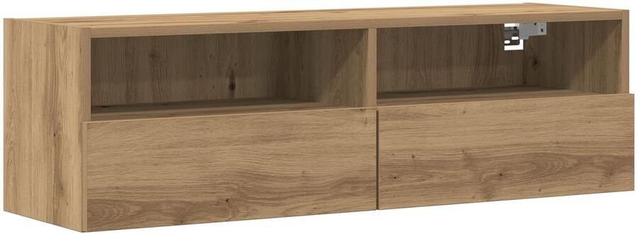 VidaXL TVWandkast artisanaal eikenkleurig 100x30x30cm Engineered Hout