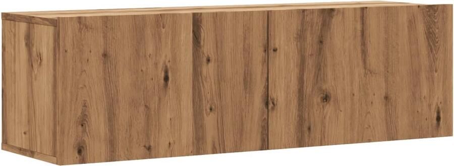 VidaXL Tv-wandmeubel 100x30x30 cm bewerkt hout artisanaal eikenkleurig