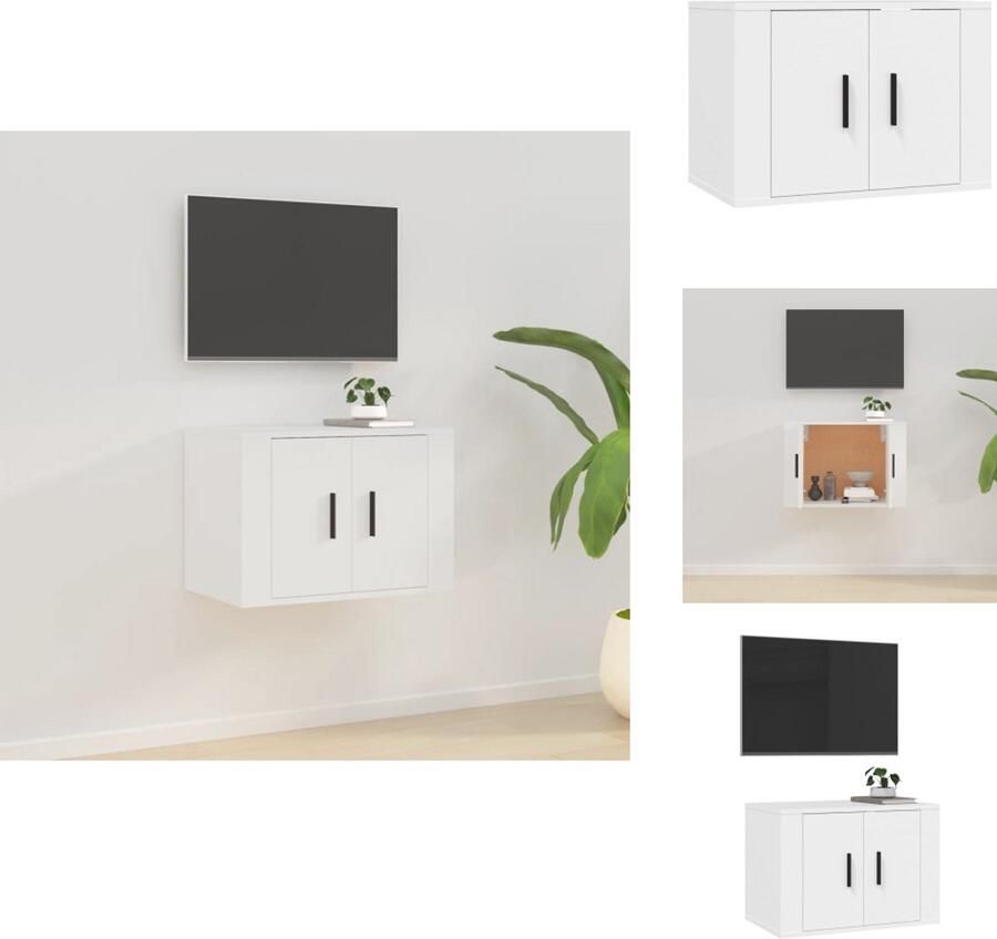 VidaXL -Tv-wandmeubel-57x34 5x40-cm-wit