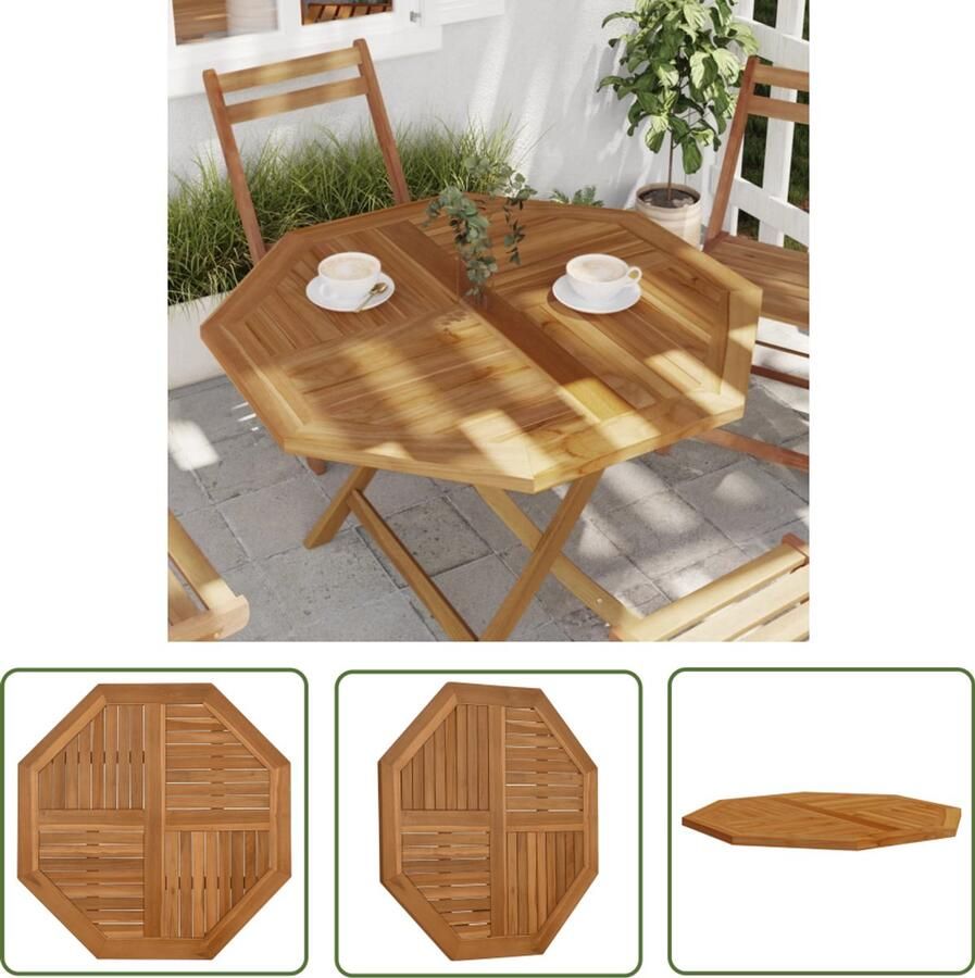 The Living Store Teakhouten Tafelblad 90 x 90 x 2.5 cm Rustiek Ontwerp Tafelblad Teak Tweedekantse Tafelblad Tuin Tafelblad Terras Tafelblad Acacia Tafelblad