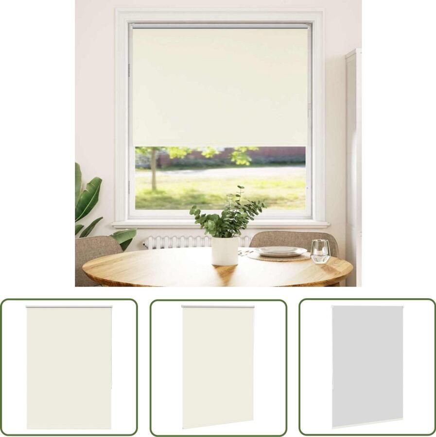 The Living Store Rolgordijn verduisterend 115x130 cm stofbreedte 110 7 cm Rolgordijn Verduisterend Gordijn Kamerscherm Woonaccessoire Interieur Decoratie