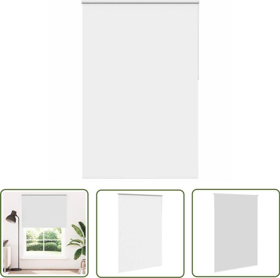 The Living Store Rolgordijn verduisterend 155x230 cm stofbreedte 151 6 cm wit Rolgordijn Verduisterend Gordijn Kamerscherm Privacy Screen Lichtregelaar