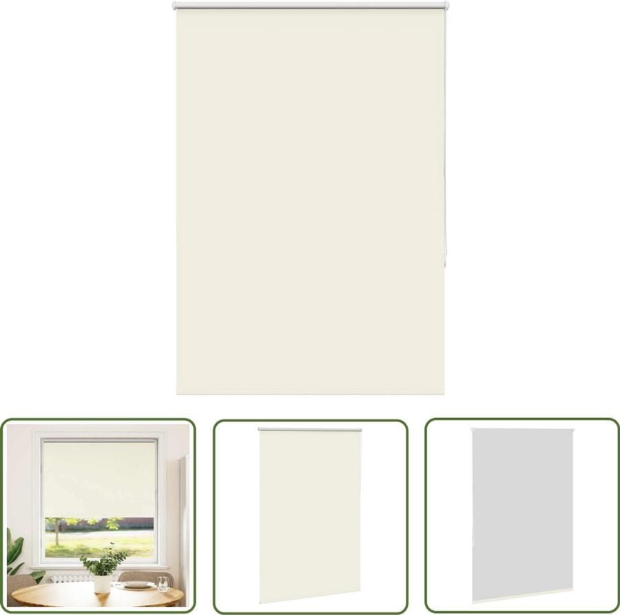 VidaXL Verduisterend Rolgordijn 100x175cm Polyester Rolgordijn Verduisterend Privacy Lichtregeling Kamerscherm