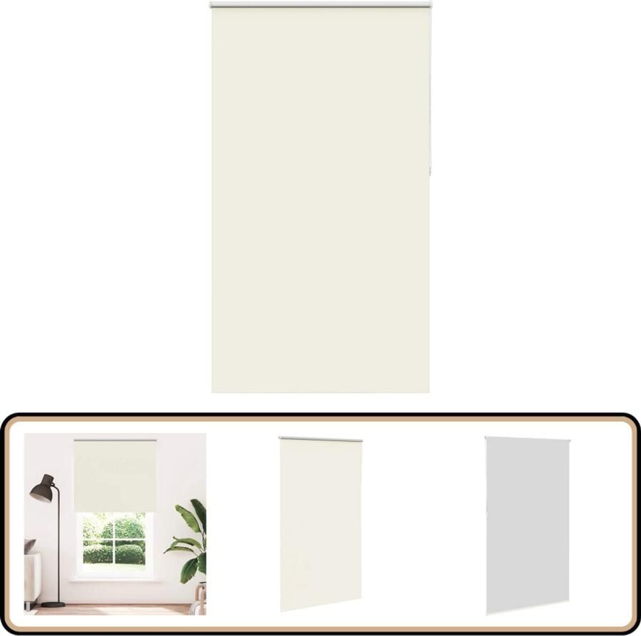 VidaXL Verduisterend Rolgordijn 120x210 cm Rolgordijn Verduisterend Gordijn Woonaccessoire Kamerscherm Privacy Screen