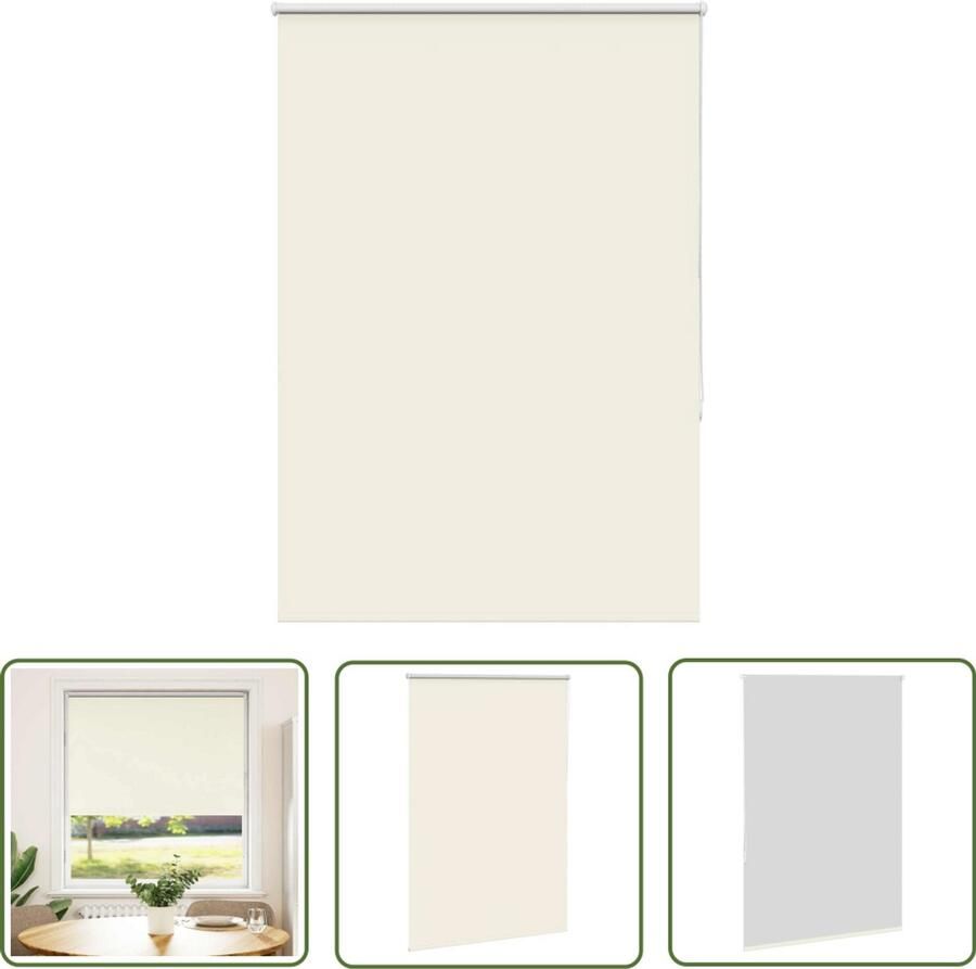 The Living Store Rolgordijn verduisterend 105x175 cm stofbreedte 100 7 cm Rolgordijn Verduisterend Privacy Lichtregeling Kamerscherm