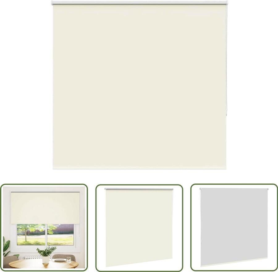 The Living Store Rolgordijn verduisterend 150x150 cm stofbreedte 146 6 cm Rolgordijn Verduisterend Privacy Lichtregeling Kamerscherm