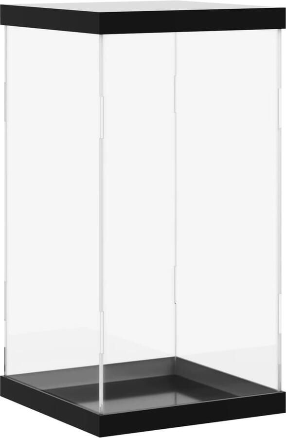 VidaXL Vitrine Transparant 20x20x38 cm Acryl Vitrine Display Case Collectie Opslag Stofdichte Vitrine Vitrinekasten - Foto 2