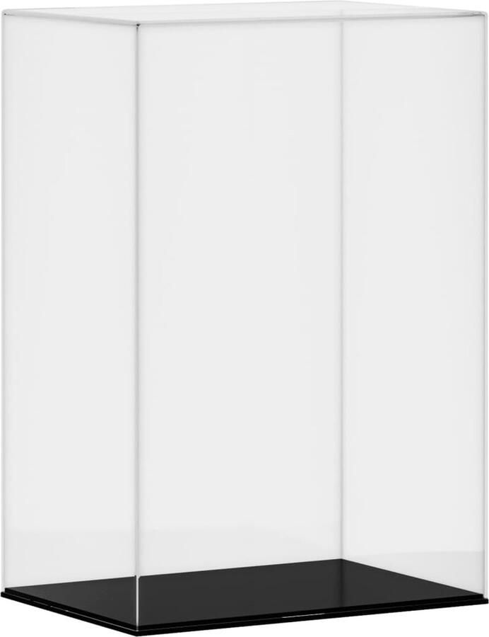 VidaXL Vitrine Transparant Acryl 17x12x25 cm Acryl Vitrine Display Case Verzamelobjecten Kast Stofdichte Vitrine Vitrinekasten Decoratief Doosje Cadeauverpakking - Foto 2