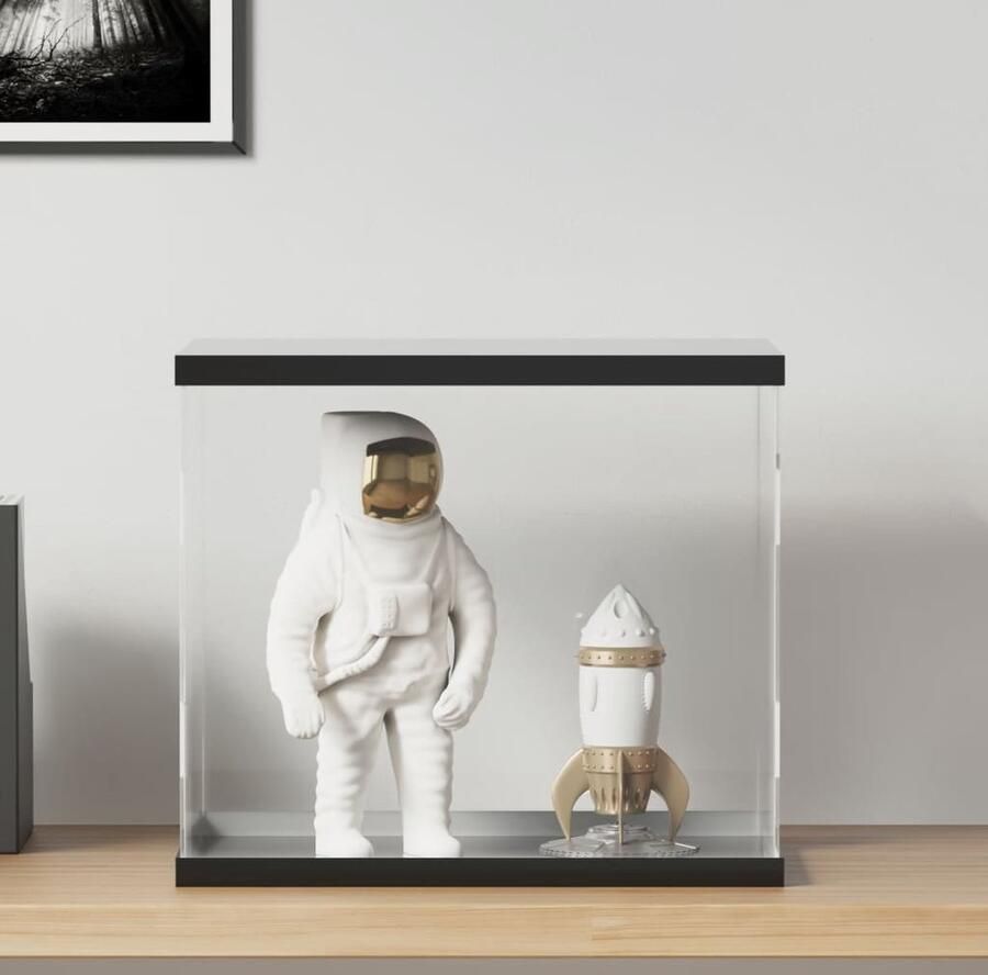 VidaXL Vitrine Transparant Acryl 40x36x35 cm Acryl Vitrine Kast Presentatiecase Collectie Opslag Stofdichte Vitrine Multifunctionele Vitrine Easy Assembly - Foto 2