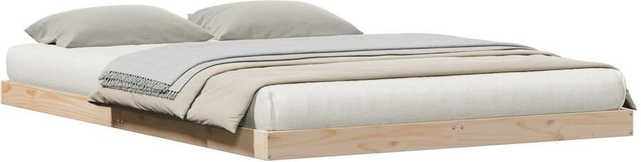 VidaXL Bedframe Naturel 140 x 220 cm Massief grenenhout - Foto 2