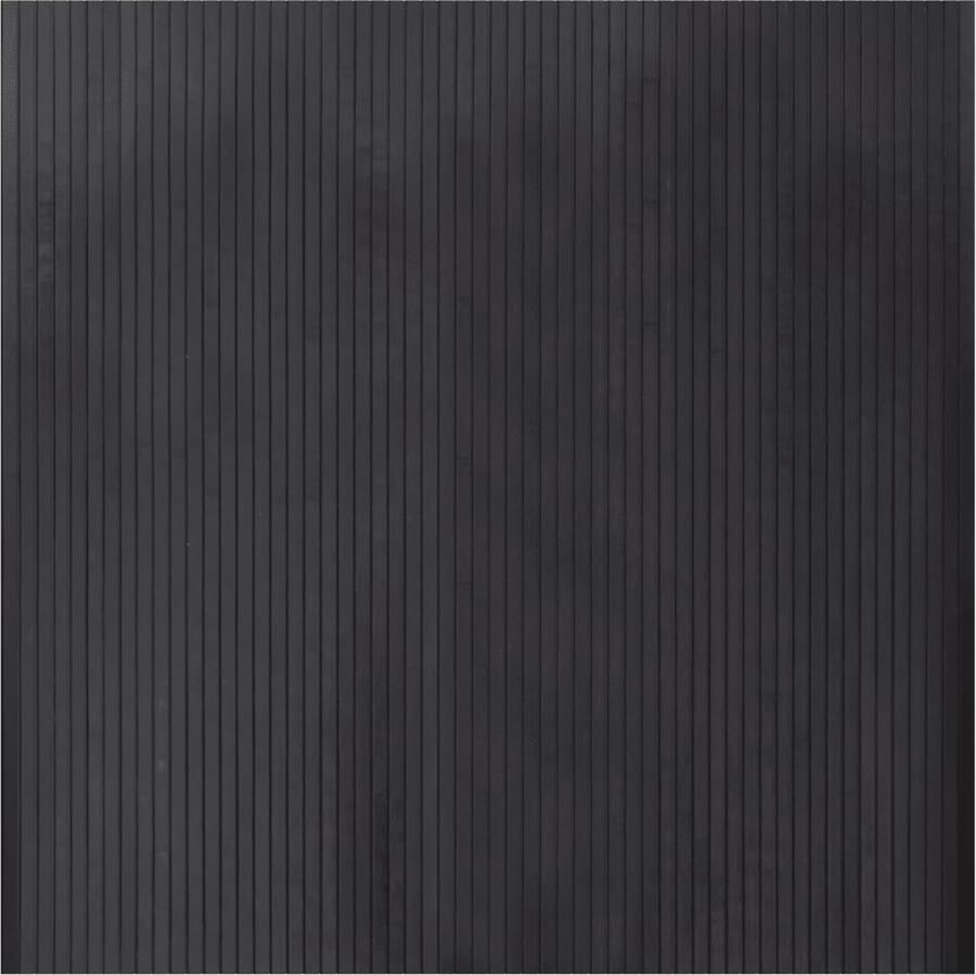 The Living Store Bamboe Vloerkleed 100 x 100 cm Grijs Duurzaam anti-slip gemakkelijk schoon te maken Perfect voor verschillende interieurstijlen Bamboevloerkleed Vloerkleden Woonaccessoire Interieurdecoratie Grijze Vloerkleed