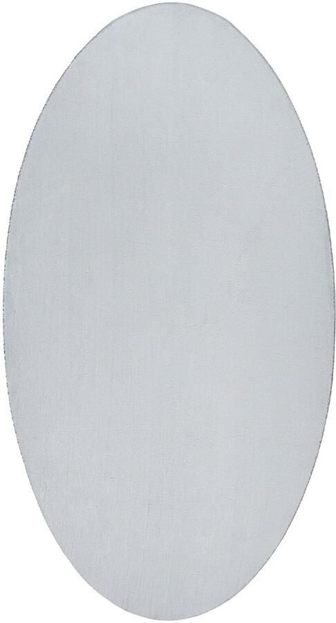 VidaXL Vloerkleden Grijs Katoen 80 x 150 cm Vloerkleed Ovaal - Foto 3