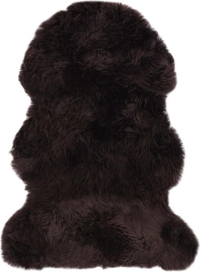 VidaXL -Vloerkleed-60x90-cm-schapenvacht-bruin