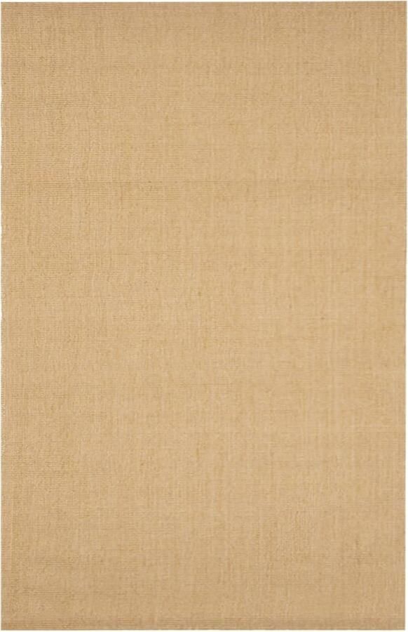 VidaXL Vloerkleed Sisal 66x100 cm Naturel Vloerkleden Sisalfleurkleden Natuurvezel Vloeren Anti Slip Vloerkleed Bruin Vloerkleed Woonkamer Accessoires Slaapkamer Accessoires