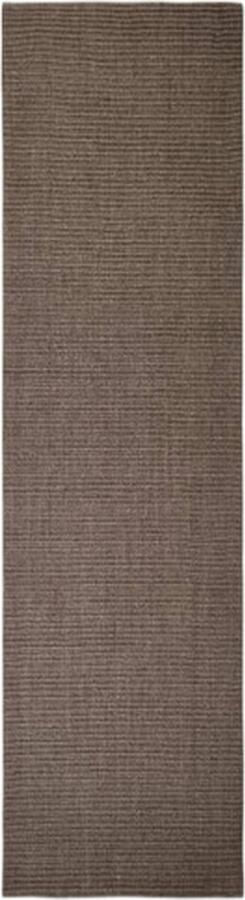 VidaXL -Vloerkleed-80x300-cm-natuurlijk-sisal-bruin - Foto 3
