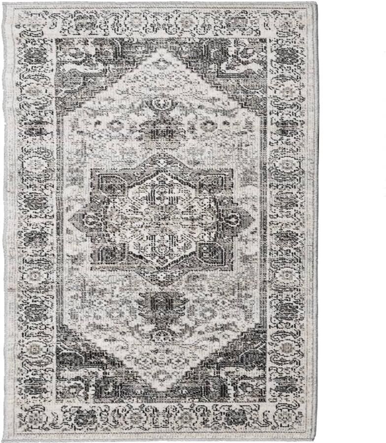 VidaXL Vloerkleed ARBIZU 200x280 cm Vintage Stijl Vloerkleed Vintage Tapijt Vloerkleed Multicoloured Anti Allergie Vloerkleed Outdoor Vloerkleed