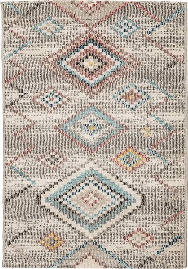 The Living Store Vloerkleed ARBIZU binnen en buiten vintage stijl 140x200 cm Vloerkleed Vintage Vloerkleed Polypropyleen Vloerkleed Multikleurig Vloerkleed Waterdicht Vloerkleed - Foto 4