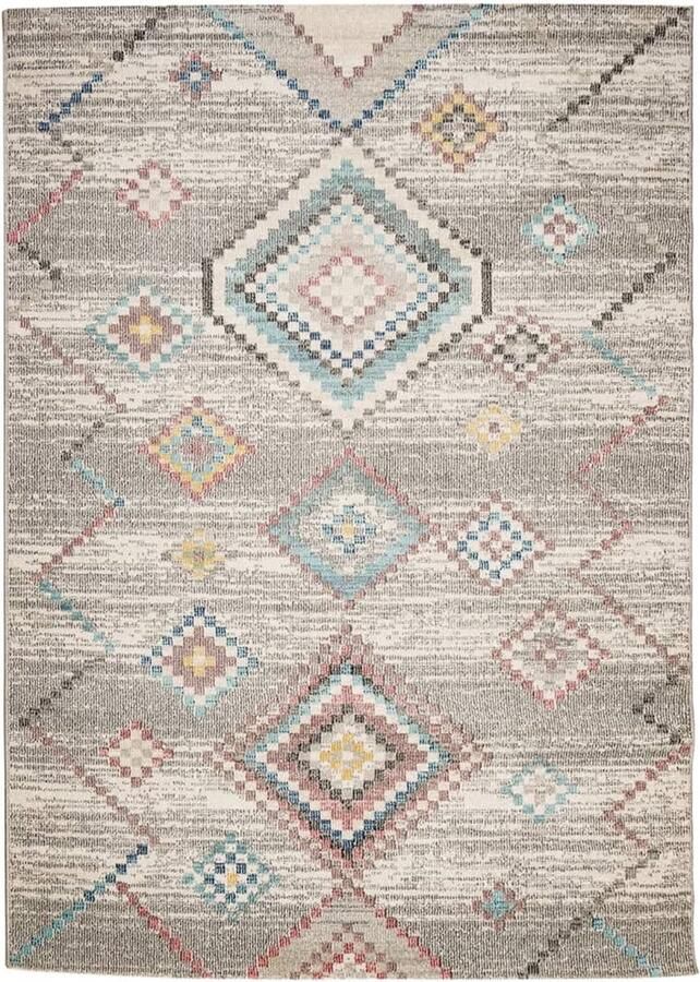 The Living Store ARBIZU Vintage Vloerkleed 200 x 280 cm Meerkleurig Waterdicht Geschikt voor binnen en buiten Vloerkleed Vintage Vloerkleed Multikleuren Vloerkleed Outdoor Vloerkleed Indoor Vloerkleed - Foto 2