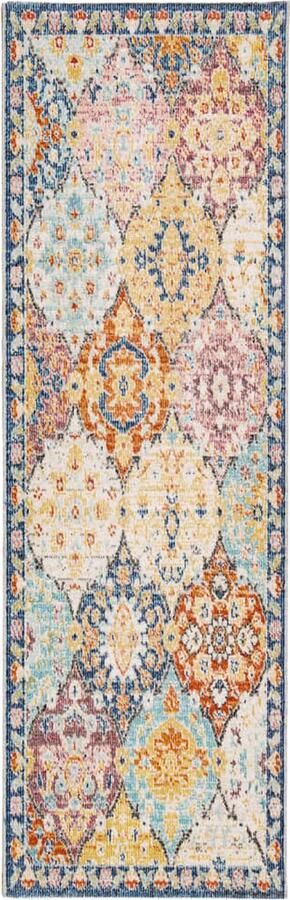 VidaXL -Vloerkleed-binnen-en-buiten-vintage-stijl-80x250-cm-meerkleurig - Foto 2