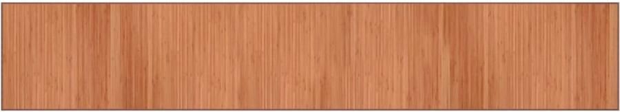VidaXL Vloerkleed Bamboe 70x400 cm Bruin Bamboetapijt Vloertapijten Modern Tapijt Bruine Tapijt Groot Tapijt - Foto 2