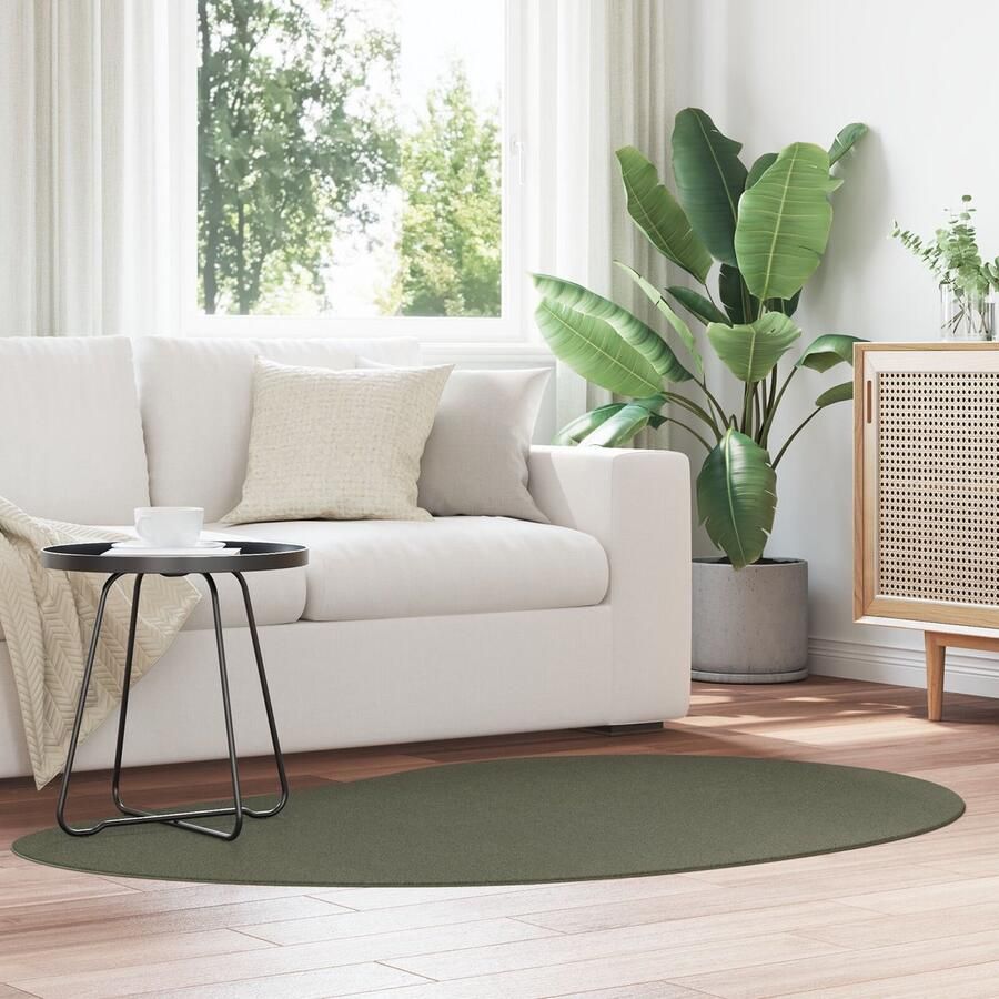 VidaXL Vloerkleden Bosgroen Polyester 120 x 170 cm Patroon Vloerkleed