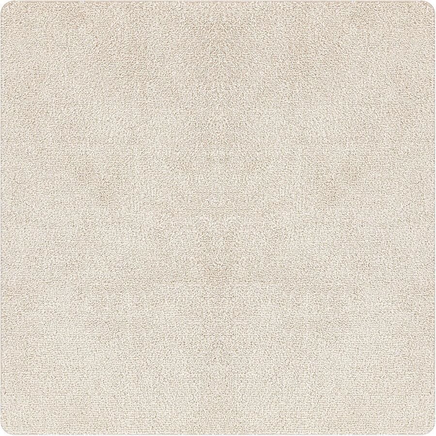 VidaXL Kleed Crème Polyester 200 x 200 cm Vloerkleed Vierkant - Foto 2