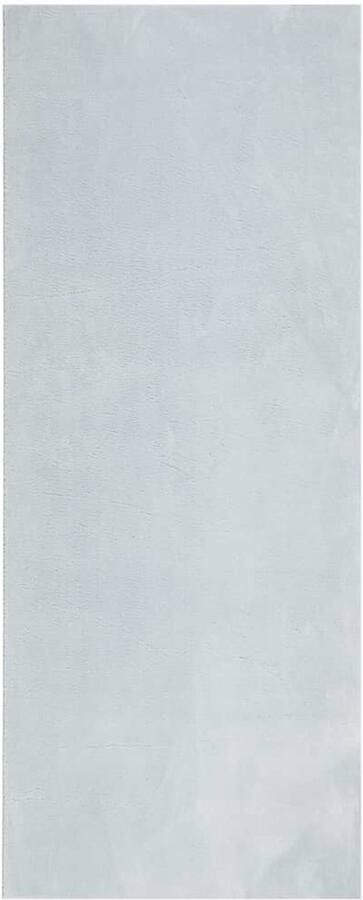 The Living Store Huarte Vloerkleed 80 x 200 cm Blauw 100% polyester 18 mm poolhoogte Vloerkleed Tapijt Zacht Vloerkleed Blauwe Vloerkleed Polyester Vloerkleed - Foto 3