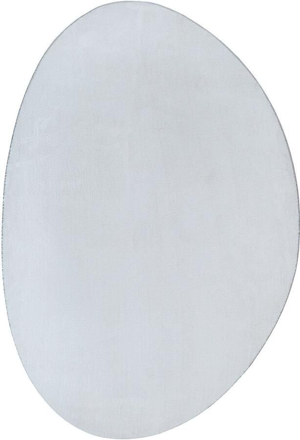 VidaXL Tapijt 'HUARTE'Kortpolig Zacht en Wasbaar in Grijs 140x200 cm - Foto 3