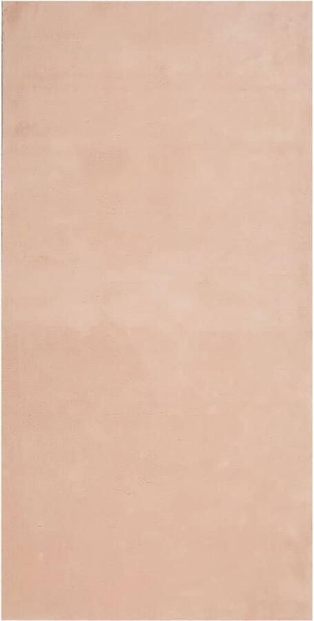 VidaXL -Vloerkleed-HUARTE-laagpolig-zacht-wasbaar-100x200-cm-roze