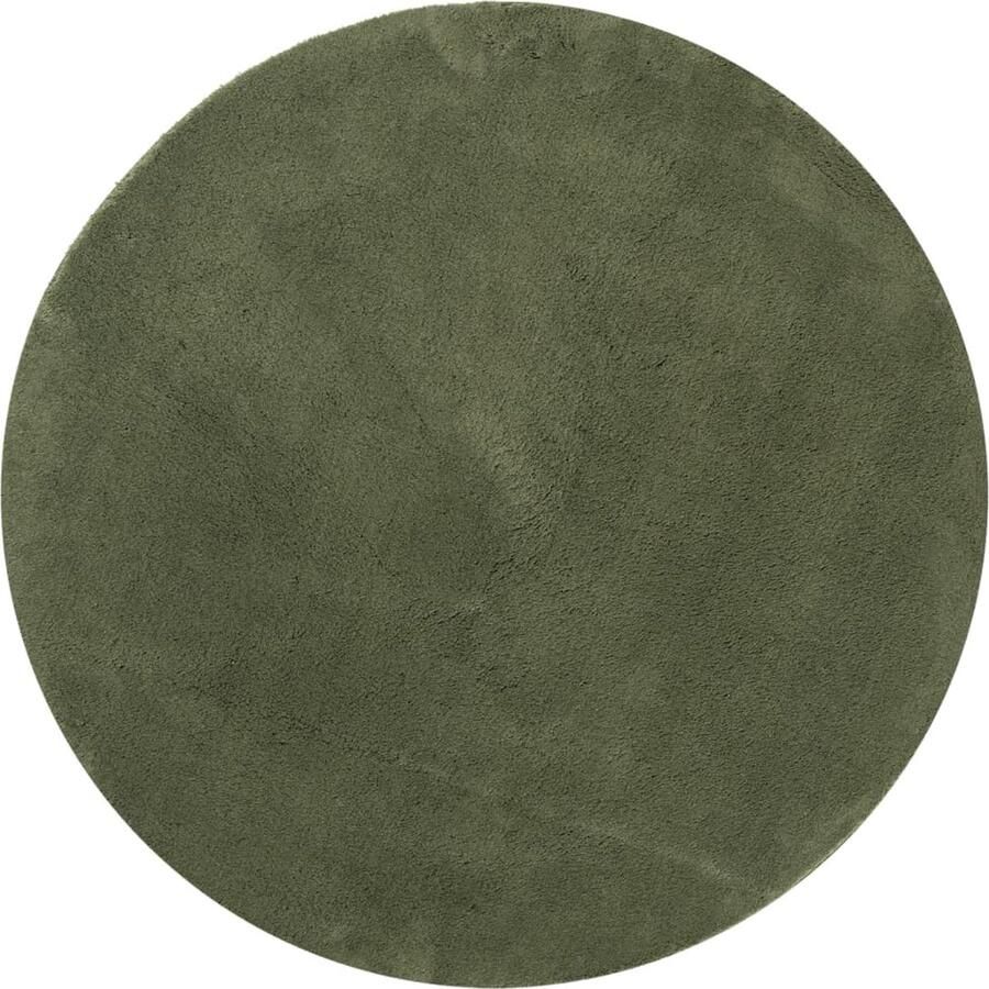 VidaXL Vloerkleed HUARTE 200 cm Bosgroen Wasbaar