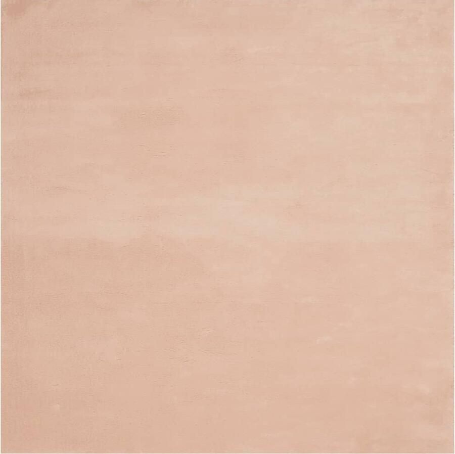 The Living Store HUARTE Vloerkleed 200 x 200 cm Roze Superzacht 18 mm Polyester Vloerkleed Roze Zacht Polyester Anti Slip - Foto 2